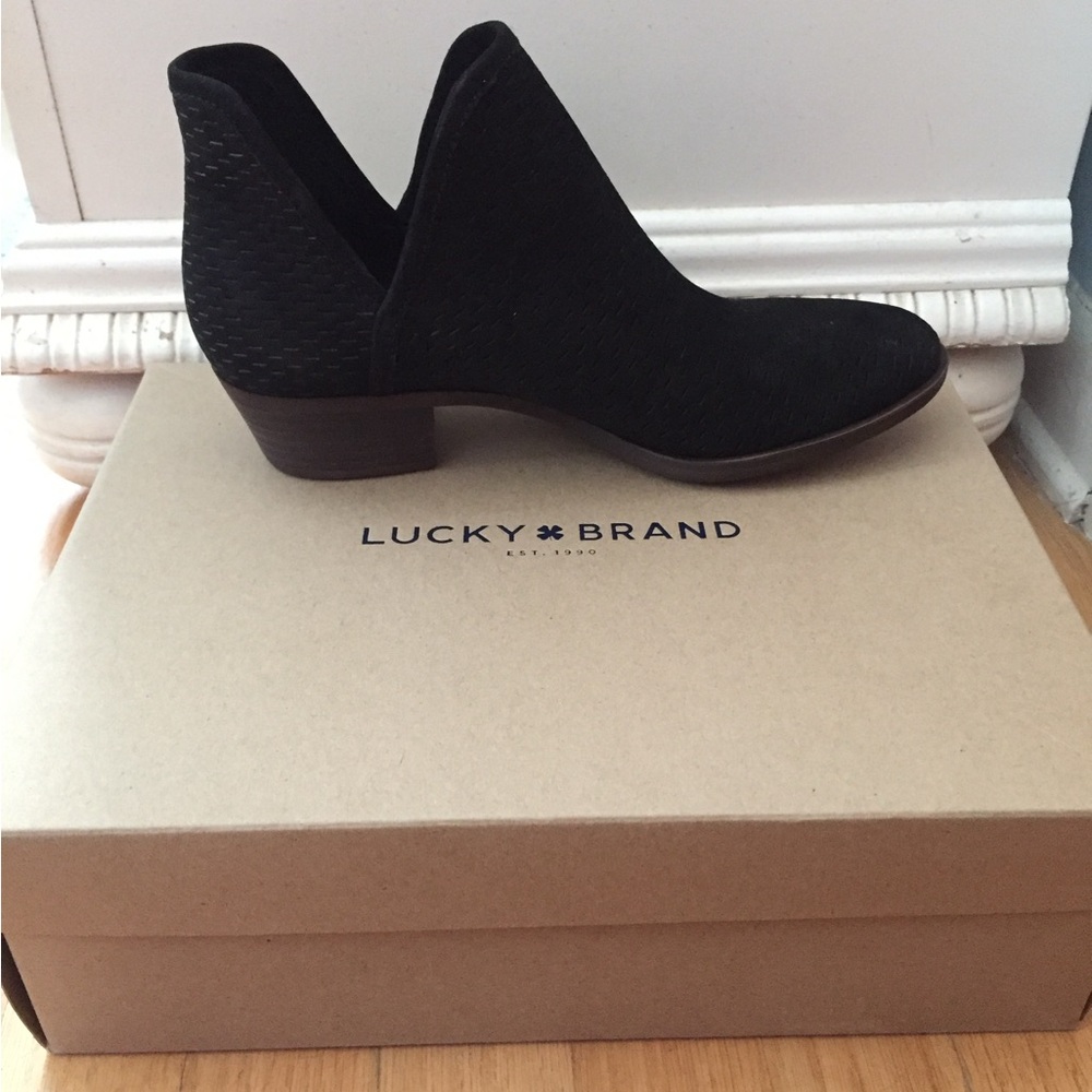 Women’s Lucky Brand Black Ankle Booties